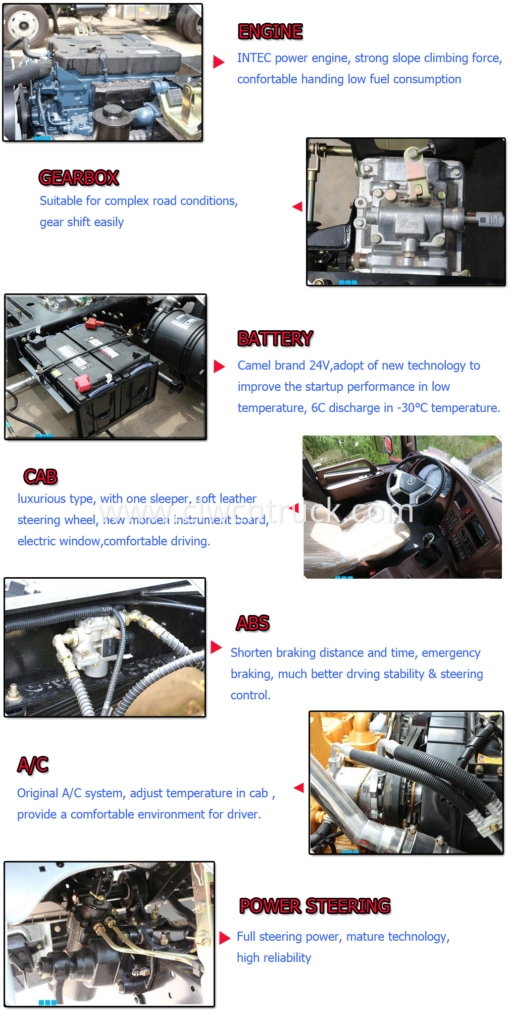 water truck chassis details